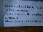 Cartel Lina Zakarauskaité